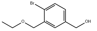 1 - Bromo - 2 - Ethoxymethyl - 4 - Hydroxymethylbenzene CAS:1255948-71-0